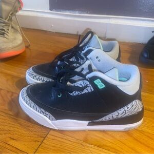 Jordan Kids Black and White Sneakers